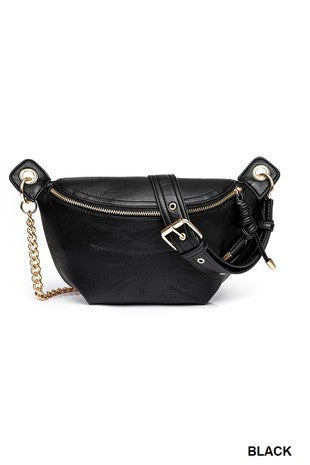 Leather Sling Crossbody Bag