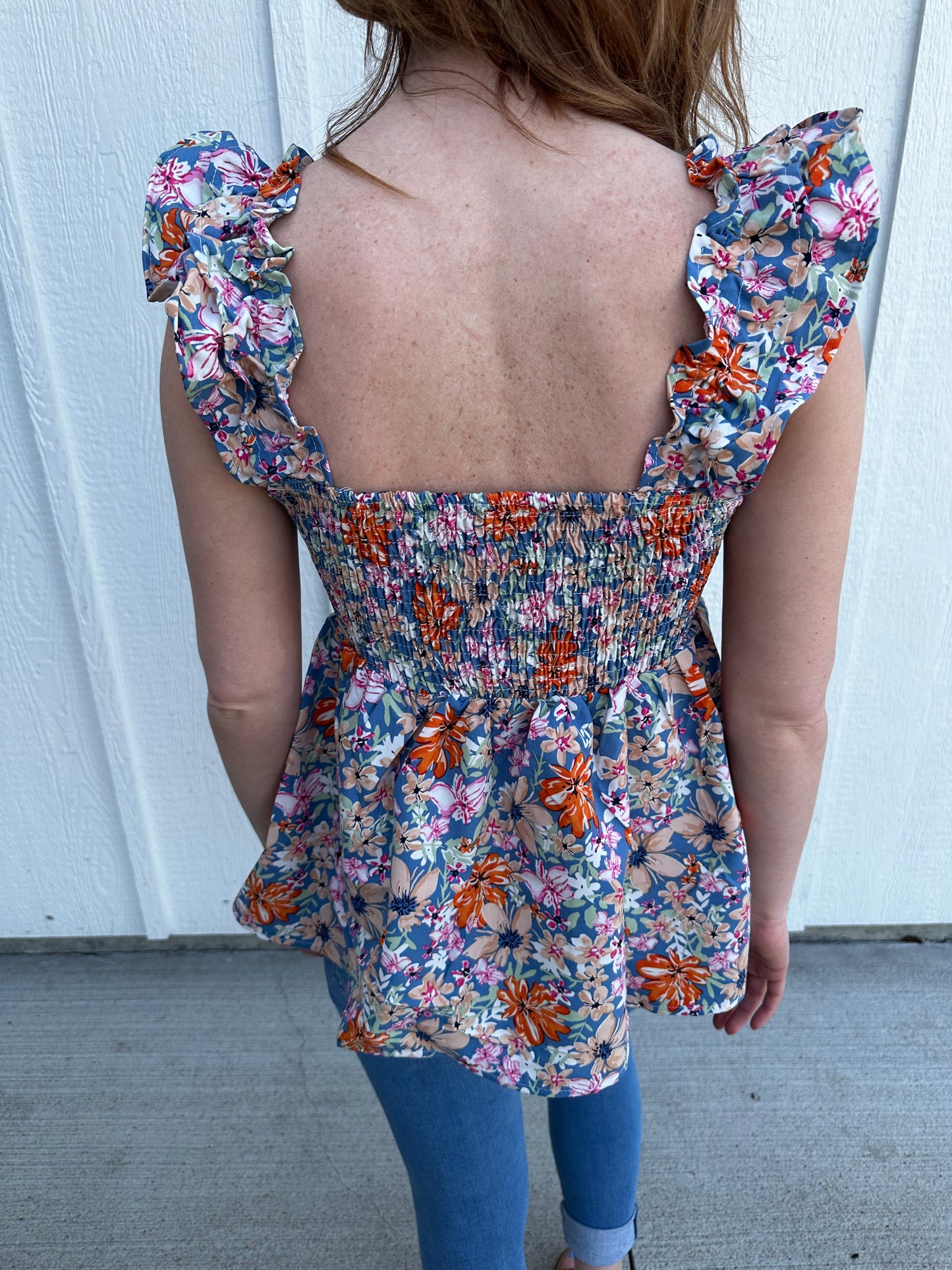 Flirty and Frills Peplum Top